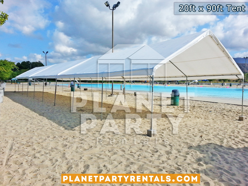 20 x 90 White Party Tent 