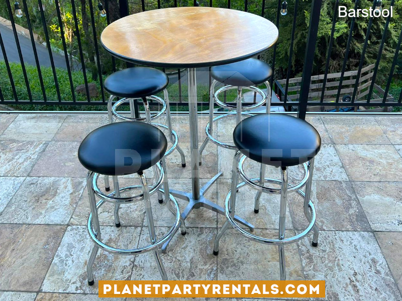 Barstool Chair with Padded Seat