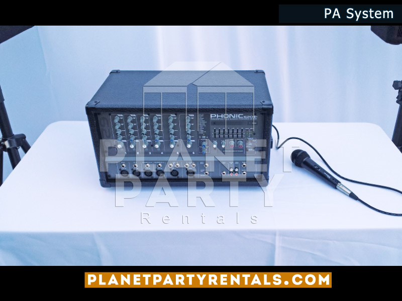 Phonic Powerpod PA System with microphone | PA Speaker Rentals