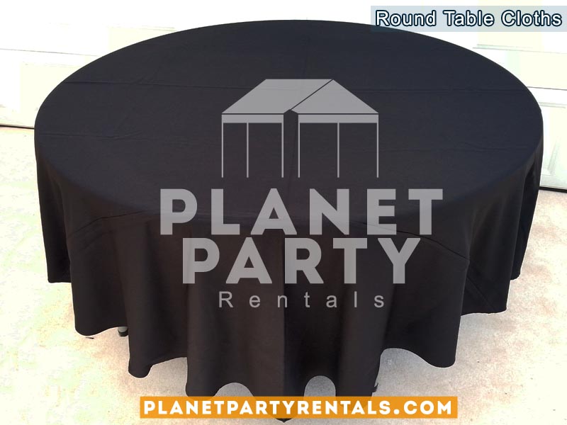 Tablecloths Rectangular Round Tables Black Round Tablecloth On Table San Fernando Valley