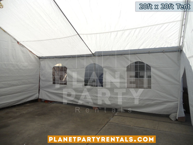 20ft x 20ft Tent Packages available for rent | San Fernando Valley Party Rentals | Tents Tables Chairs Patio Heaters