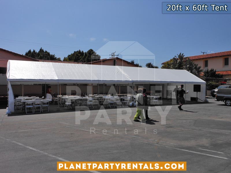20ft x 60ft Party Tent | San Fernando Valley Party Rentals | Tent Packages | Pictures