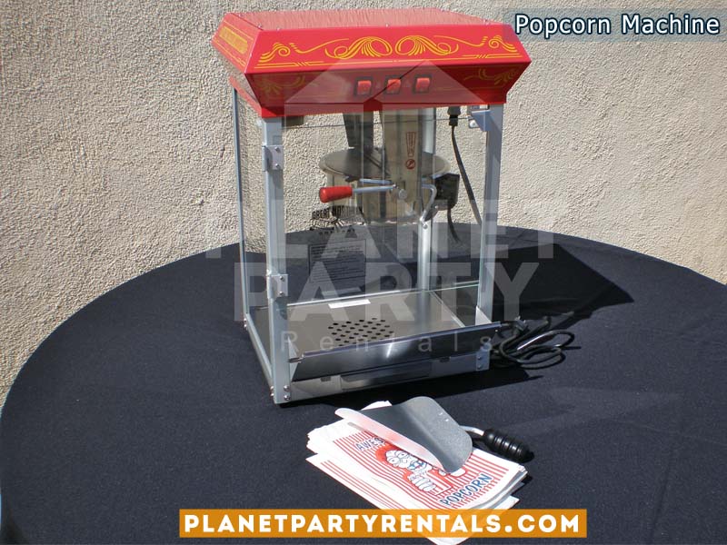 Popcorn Machine 8oz Rental | Popcorn Rentals |Party Rentals | San Fernando Valley 