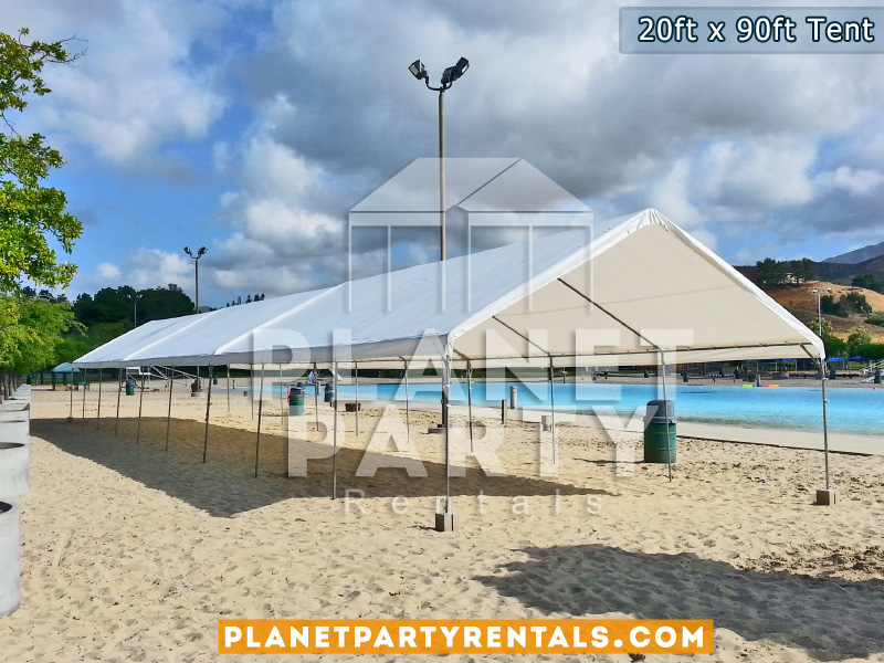 20 x 90 White Party Tent 