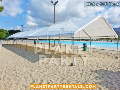 20 x 90 White Party Tent