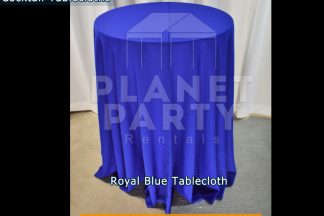Royal Blue Cocktail Tablecloth for Cocktail Table