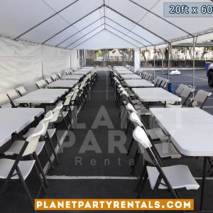 20ft x 60ft Tent Setup for Daniel Pearl High School - Pearl Con
