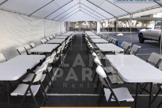 20ft x 60ft Tent Setup for Daniel Pearl High School - Pearl Con