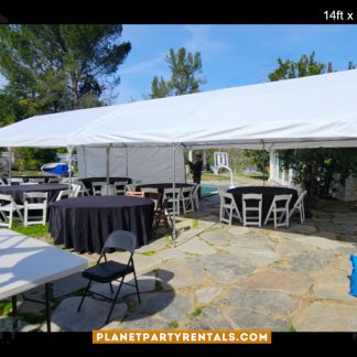 14ft x 40ft White Tent