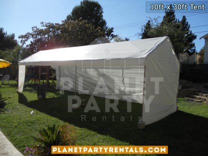 party tent with walls 10ft x 30ft with sidewalls
